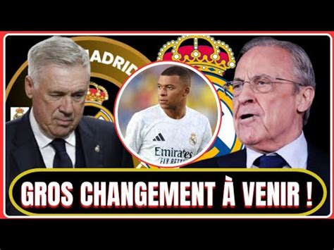 UN GROS CHANGEMENT À VENIR CHEZ ANCELOTTI LANNONCE CASH DU REAL