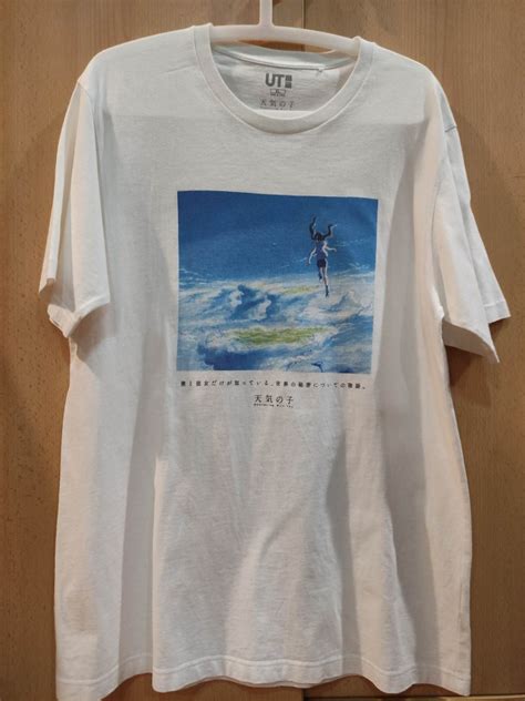 Uniqlo X Makoto Shinkai T Shirt Weathering With You Men S Fashion