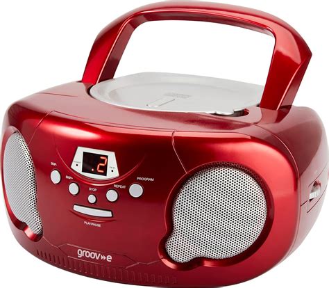 Groov E Original Boombox Portable Cd Player And Radio Gadgetgeek