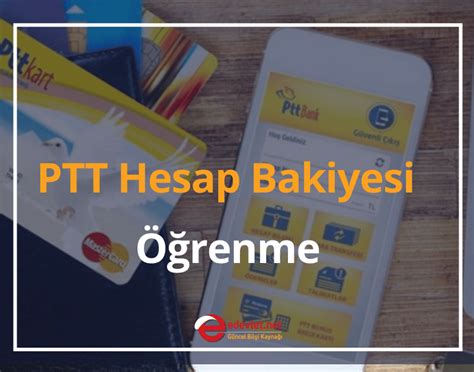 PTT Hesap Bakiyesi Öğrenme 2024 4 Farklı Yöntemle PTT Bakiye Sorgulama