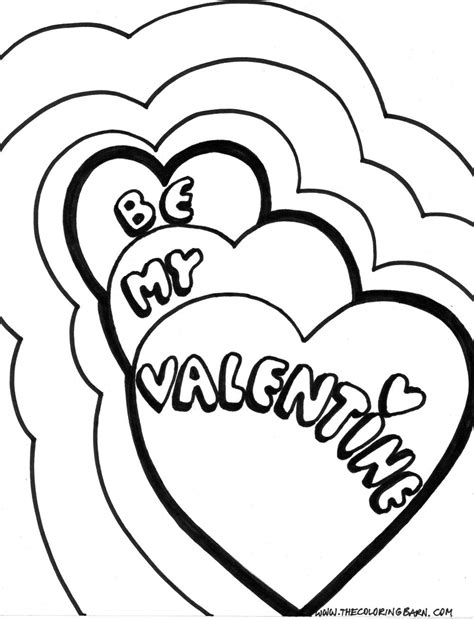 Valentine Coloring Pages Free Printable - Coloring Home