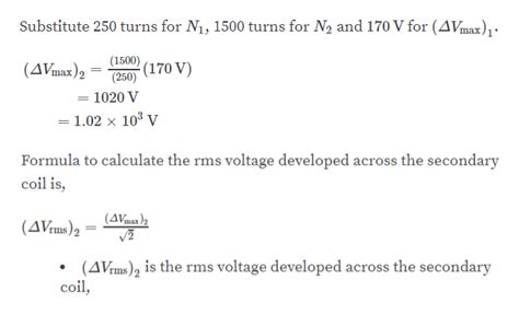 Answered The Primary Coil Of A Transformer Has Bartleby