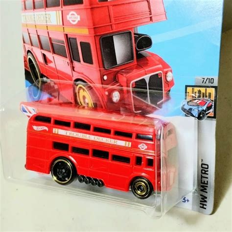 Hot Wheels Trouble Decker Bus London Shopee Brasil