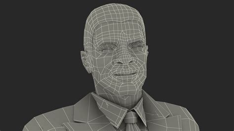 Dark Skin Black Man In Formal Suit 3d Model 149 3ds Blend C4d