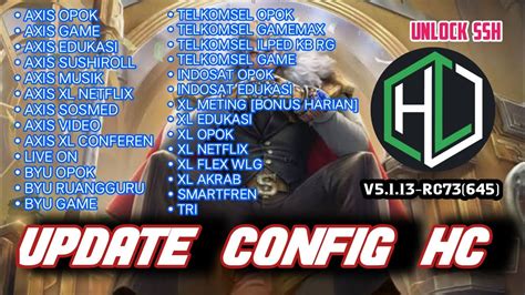 Update Config Hc Axis Xl Edukasi Tsel Opok Tri Dll Youtube