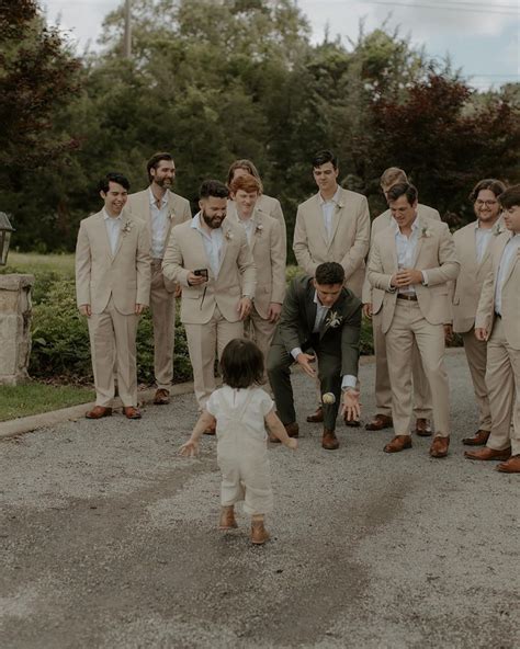 Linen Wedding Suit Khaki Wedding Rustic Wedding Groomsmen Wedding