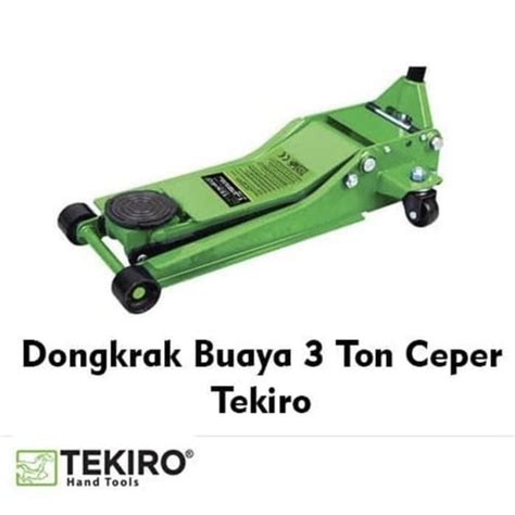 Jual Tekiro Dongkrak Buaya Ceper 3 Ton Double Hydraulic Floor Jack AU