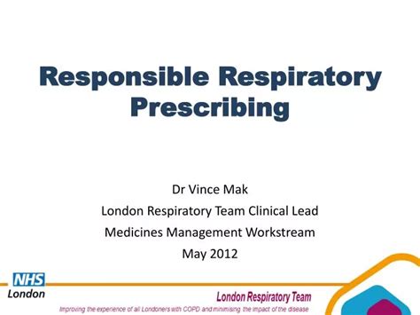 Ppt Responsible Respiratory Prescribing Powerpoint Presentation Free