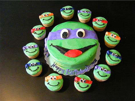 TMNT Cake Cupcakes Just The Picture Looks Easy Enough To Make