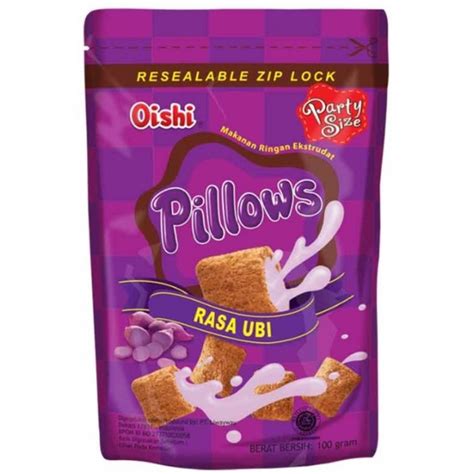 Jual Oishi Snack Pillows Rasa Ubi 100gr Shopee Indonesia