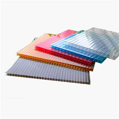 Factory Price Uv Protection Pc Greenhouse Roofing Panel Twin Wall