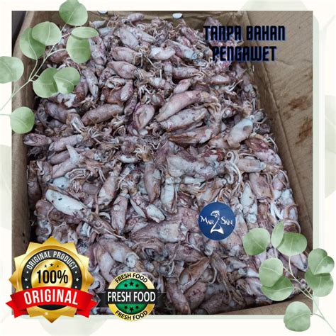 Jual Ikan Asin Cumi Sotong Beby Sedang 500g 1kg Shopee Indonesia