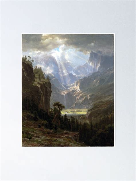 The Rocky Mountains Lander S Peak By Albert Bierstadt Paper Print Met