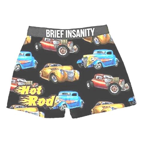 Brief Insanity Boxers Cars Hot Rod Vintage Graphic Nwt Ebay