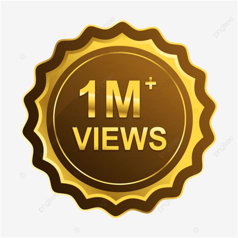 Million Views Sticker Sticker Clipart Million Views M Views