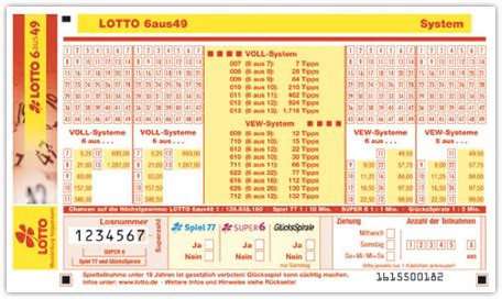 Vollsystem Beim Lotto Spielen Erkl Rung Im Lexikon Lottozahlen Eu