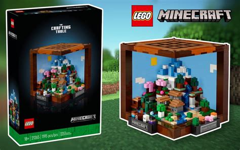 LEGO Minecraft 15th Anniversary 21265 Crafting Table Revealed