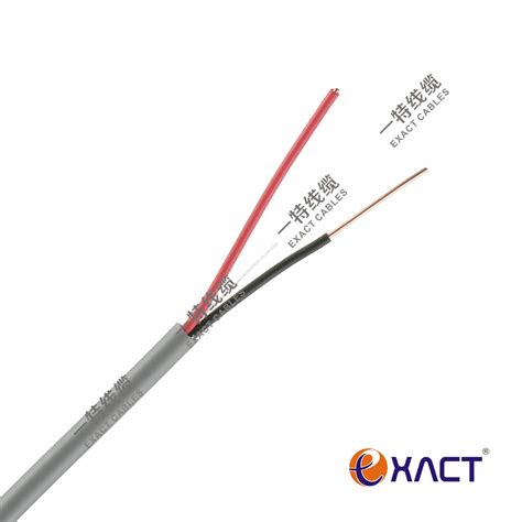 Solid 2x24AWG CPR Eca VW 1 Fire Testing LSF Insulation And Jacket