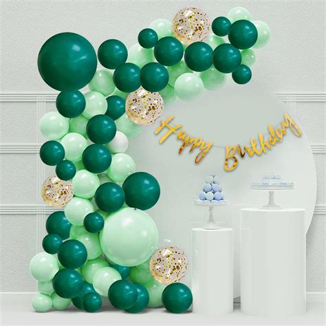 Party Propz Birthday Decoration Items Pcs Green Theme Happy