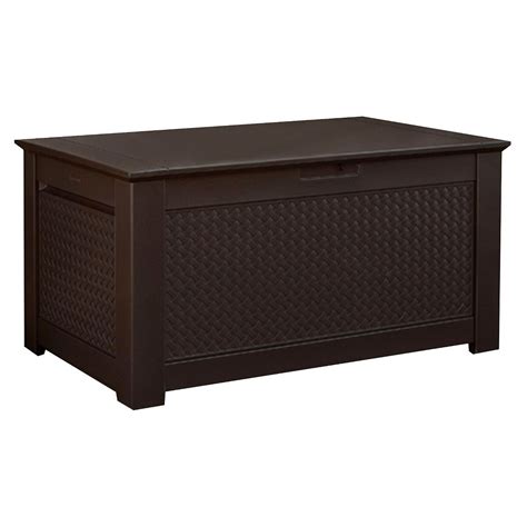 Rubbermaid® Patio Chic™ Storage Bench Deck Box Deck Box Storage Bench