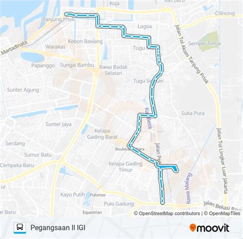 Rute Jak Jadwal Pemberhentian Peta Pegangsaan Ii Igi Diperbarui