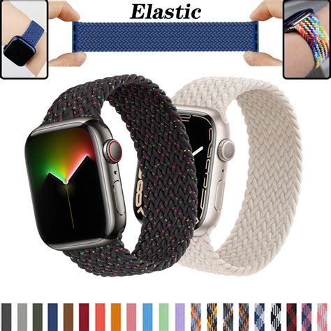 Pleciona pętla Solo dla pasek do Apple Watch 44mm 40mm 45mm 49mm 41mm