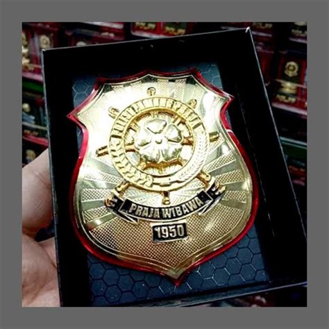 jual stok  lencana kewenangan pol pp model polri kualitas bangkok