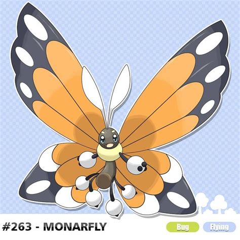 Pin By Hyuck Ya Boy On Fakemon Pokemon Monarch Butterfly Butterfly