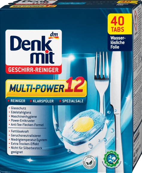 Denkmit Multi Power 12 Tablete Za Mašinu Za Sudove 40 Kom Uvek