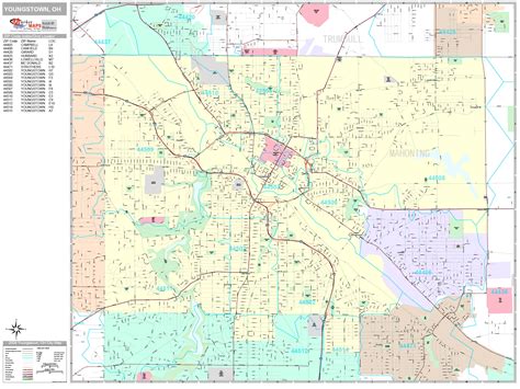 Youngstown Ohio Zip Code Map