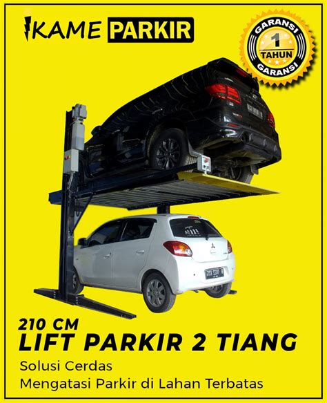 Hidrolik Lift Parkir Mobil Tiang Ton Ikame Parkir