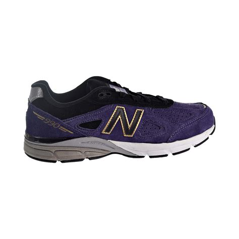 New Balance 990v4 Big Kids Shoes Dark Purple Kj990 B4g