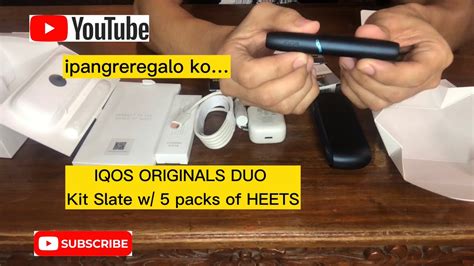 IQOS ORIGINALS DUO KIT SLATE UNBOXING REBOXING YouTube