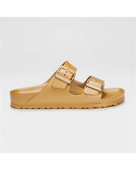 Birkenstock Glamour Gold Arizona Eva Sandals In Metallic Lyst