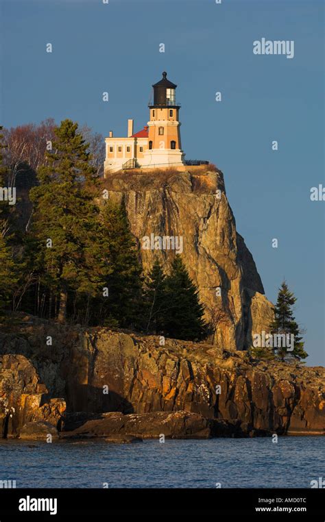 Split Rock Lighthouse On The North Shore Of Lake Superior Near Silver