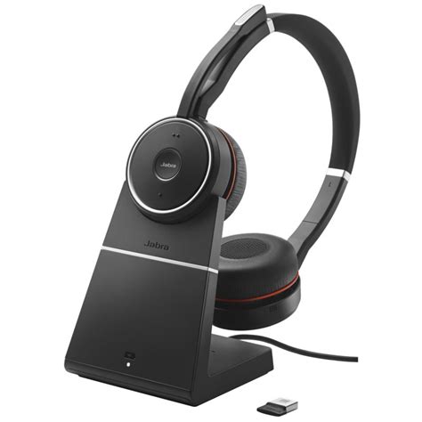 Jabra Evolve Se Uc Auriculares Inal Mbricos Con Micr Fono Base De