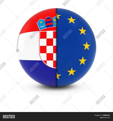 Croatian European Flag Image & Photo (Free Trial) | Bigstock