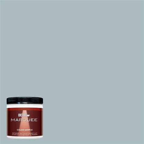 BEHR MARQUEE 8 oz. #MQ6-4 Gray Wool Interior/Exterior Paint Sample-MQ30016 - The Home Depot