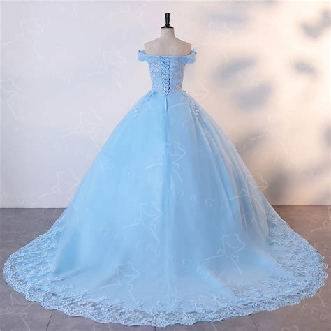 Robe De Princesse Bleu Ciel Princesse Enchant E