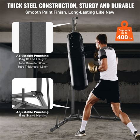 Vevor Vevor Punching Bag Stand Steel Heavy Duty Workout Training