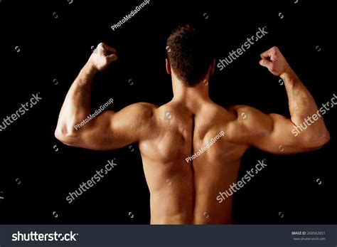 Sexy Naked Muscular Man Showing His Stock Photo Shutterstock