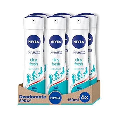 Nivea Dry Fresh Spray Desodorante 6 X 150 Ml Desodorante En Spray Con