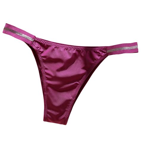 Odeerbi Ice Silk Underwear For Women Oversized Mid Waisted Panties