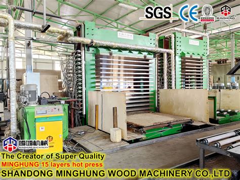 Plywood Hot Press With Auto Loader And Unloader SHANDONG MINGHUNG WOOD MACHINERY CO LTD