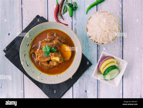 Indian Lamb Curry Stock Photo Alamy