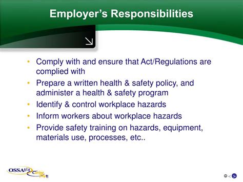 Ppt Workplace Safety Roles Responsibilities Powerpoint Presentation