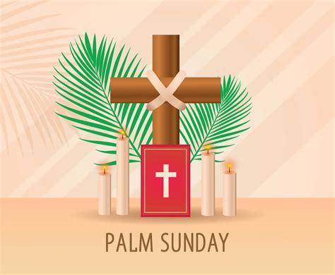 Download Attractive Palm Sunday Digital Art Background