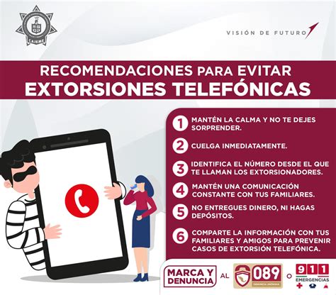 EMITE SSPM RECOMENDACIONES PARA NO SER VÍCTIMA DE EXTORSIÓN TELEFÓNICA