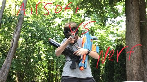 Airsoft Vs Nerf Youtube