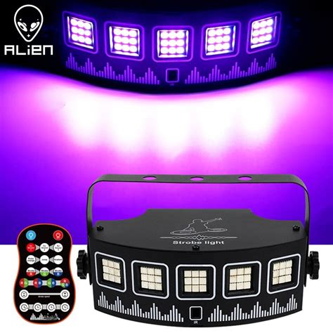 ALIEN luz estroboscópica LED RGB para DJ iluminación de escenario con